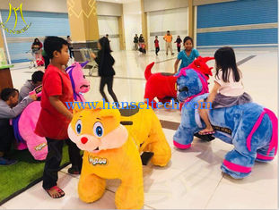 China Hansel outdoor amusement park for sales kids plush toys stuffed animals on wheels proveedor