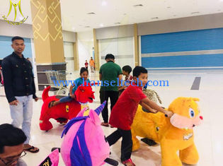 China Hansel kidscoin operated indoor rides electric mountable animals for birthday parties proveedor