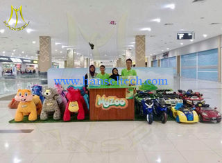 China Hansel fast profits happy rides on animal spring riders plush motorized animals proveedor