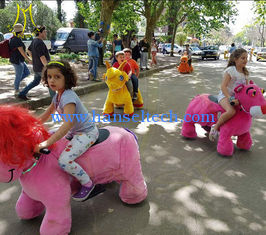China Hansel amusement park kids indoor rides electric mountable animals proveedor