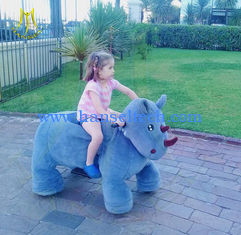 China Hansel amusement kids funfair plush battery operated zoo animal rides proveedor
