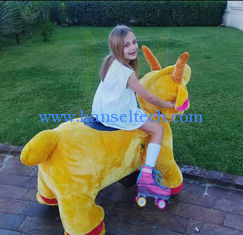 China Hansel amusement park stuffed children rides for sale mall ride on toys proveedor
