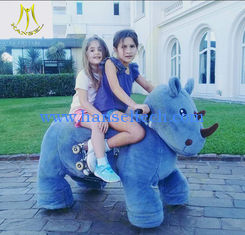 China Hansel stuffed indoor playground electric plush motorized animals for mall proveedor