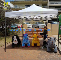 China Hansel 24 volt kids and adults ride on electric plush animal scooter proveedor