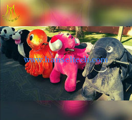 China Hansel hot selling kids ride on stuffed electronic walking animal toy car proveedor