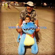 China Hansel amusement park outdoor electric mountable animal plush ride proveedor