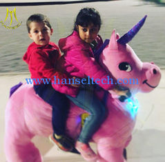 China Hansel hot selling kids indoor rides electric mountable animal scooter for mall proveedor