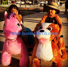 China Hansel hot selling electric stuffed walking battery operated animal scooter proveedor