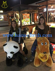 China Hansel  popular funfair moving coin operated children ride on car for shopping center proveedor