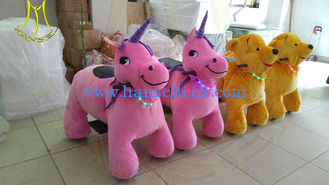 China Hansel zoo battery operated animal scooter  rides animals electric toys with sound for park proveedor