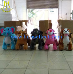 China Hansel shopping mall electric mountable animal plush ride for children proveedor