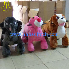 China Hansel wholesale indoor playground plush electronic kid riding animals proveedor