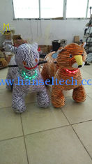 China Hansel fast profits battery operated zoo animal toys walking animal scooter ride theme park equipment for sale proveedor