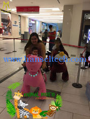 China Hansel  kiddy rides walking animal playground dinosaur riding toys for child proveedor