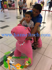 China Hansel high quality  walking and coin operated ride toys panda toy ride safari rides for mall proveedor