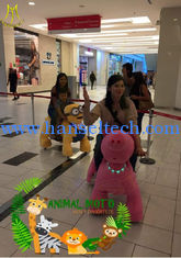 China Hansel electronic kids ride on  plush animal battery operated stuffed pink pig proveedor