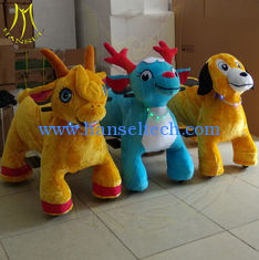 China Hansel hot children plush battery operated stuffed zoo animal rides for sale proveedor