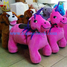 China Hansel indoor mall plush battery animal kids electric rides on animal proveedor