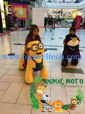 China Hansel  Chritstmas coin operated animal walking toys walking ride on mall proveedor