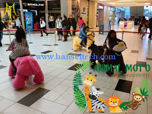 China Hansel hot sale walking electric ride on animals factory price walking animal toy ride proveedor
