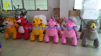 China Hansel electric indoor playground games motorized plush riding animal proveedor