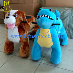 China Hansel  battery operated plush rideable dinosaur toy kiddy ride coin electric ride for indoor proveedor