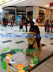 China Hansel  hot-selling kids plush riding animals plush riding motorized animals proveedor