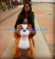 China Hansel  wholesale battery plush electric ride on unicorn plush animal electric scooter for adults proveedor