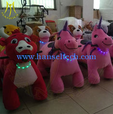 China Hansel amusement park electric stuffed ride on Zoo animals toys for sale proveedor