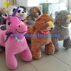China Hansel amusement games children plush battery operated electric ride on animals proveedor