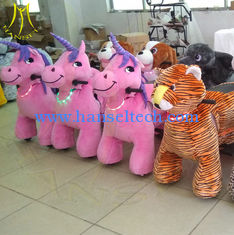 China Hansel children funfair plush battery operated electric ride on stuffed animals proveedor