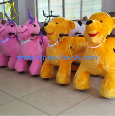 China Hansel amusement park games electric walking zoo plush stuffed animals ride proveedor