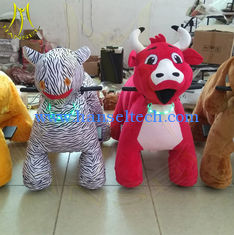 China Hansel coin operated mall ride on stuffed battery operated animal rides proveedor