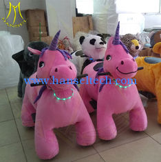 China Hansel amusement coin operated game kiddy walking stuffed animal rides proveedor