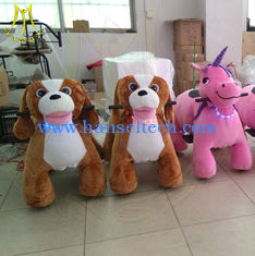 China Hansel hot selling electric stuffed coin operated mountable animal rides proveedor