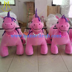 China Hansel funny children coin operated electric plush animal rides for sale proveedor