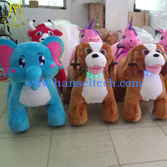 China Hanselhot selling battery operated electric ride on plush animal proveedor