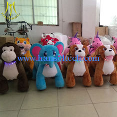 China Hansel hot selling amusement walking plush animal ride on stuffed toy for kids proveedor
