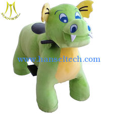China Hansel new coin operated battery plush animal electric  dinosaur scooter proveedor