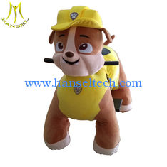 China Hansel high quality electric coin operated animal riding for kids funny paw patrol for mall proveedor
