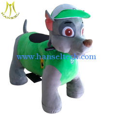 China Hansel large size indoor electric kids ride on stuffed motorized animals proveedor