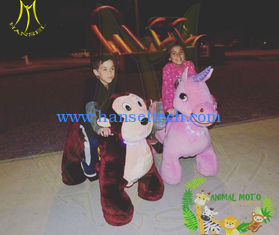 China Hansel  rides kids amusement park  rides unicorn motorized plush animal proveedor