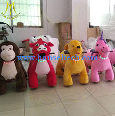 China Hansel amusement plush electric kid riding horse toy motorized animal proveedor