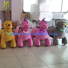 China Hansel amusement stuffed animal electric ride on furry animal proveedor