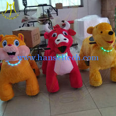 China Hansel battery powered plush electric children ride on walking animal proveedor