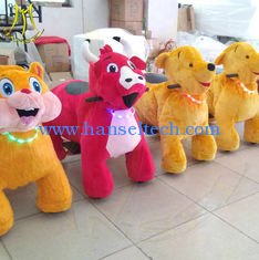 China Hansel amuement battery powered plush electric children ride on animal proveedor