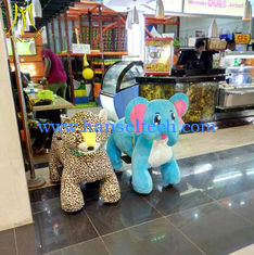 China Hansel amusement park battery animal kids plush electric rides on animal proveedor