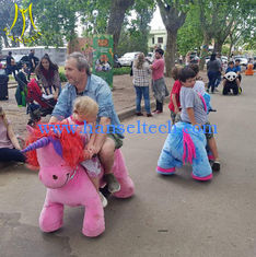 China Hansel  coin operated kiddie rides horses coin operated horse ride kid riding horse toy proveedor