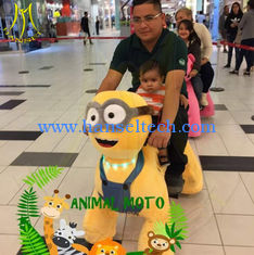 China Hansel hot selling Coin operated electric walking stuffed animal rides proveedor