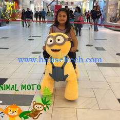 China Hansel shopping mall coin operated plush outdoor ride walking animals proveedor